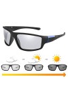 TiSkying Lunettes de soleil photochromiques - Protection UV400 - Pour homme et femme - Lunettes de soleil de sport pour le cy