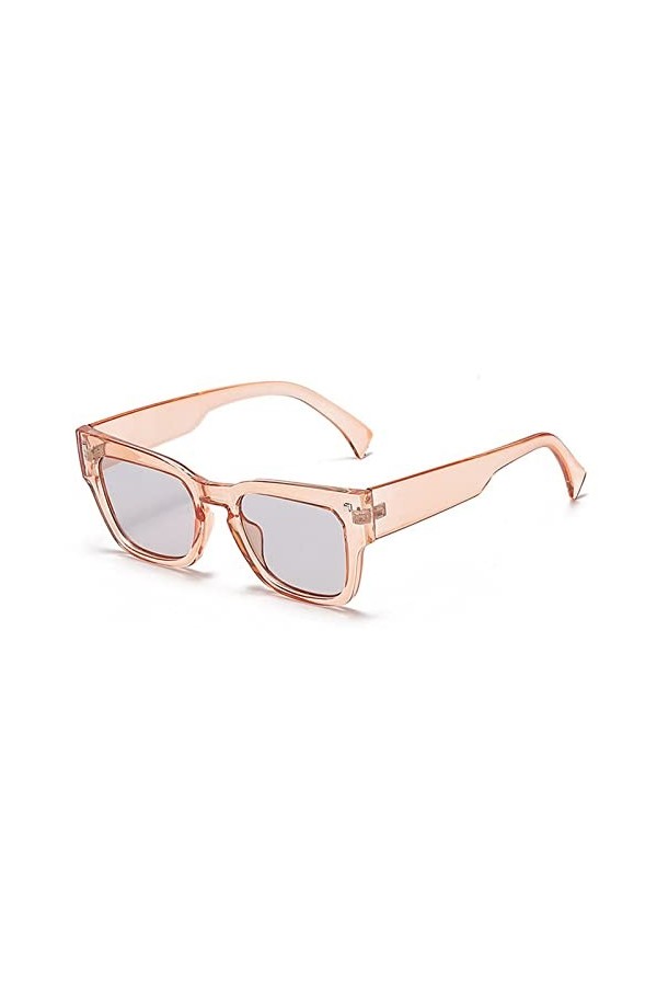 Dorjuli Lunettes de soleil pour femme - Lunettes de soleil surdimensionnées - Lunettes de soleil sans cadre - Vision claire -