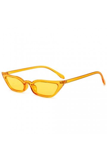 YIERJIU Lunettes Lunettes de Soleil œil de Chat rétro Sexy Femmes Couleur teintée Petites Lunettes de Soleil pour Femmes Lune