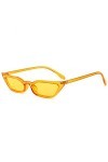 YIERJIU Lunettes Lunettes de Soleil œil de Chat rétro Sexy Femmes Couleur teintée Petites Lunettes de Soleil pour Femmes Lune
