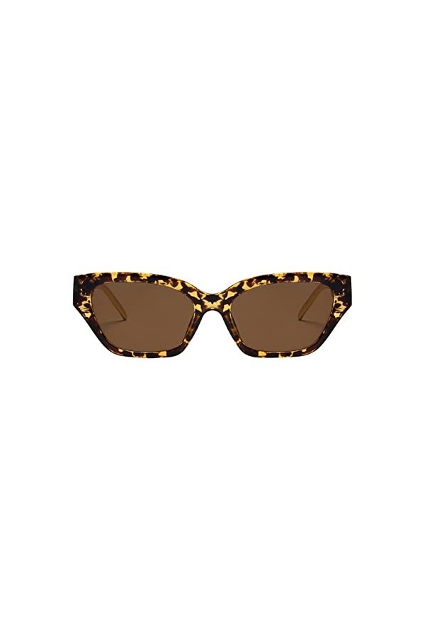 Lunettes de soleil pour femme polarisées rétro lunettes de soleil classiques carrées tendance tendance lunettes hippie couleu