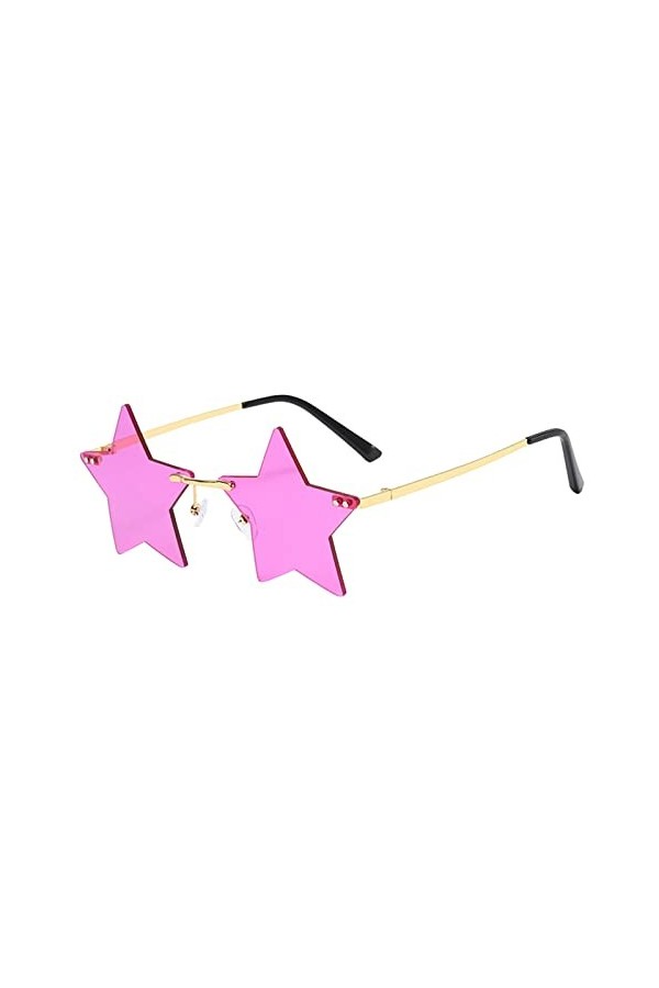 Dorjuli Lunettes de soleil pour femme polarisées rétro classiques miroir lunettes de soleil sans monture lunettes de soleil U