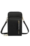 Gallantry - Sac Pochette Bandoulière Femme pour Smartphone - Petit Sacoche Zippé 6.7 Pouces Iphone 13 14 Pro Max - Multifonct