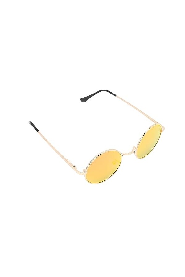 Changor Lunettes de Soleil Polarisées Rondes Anti-éblouissement Conduite Lunettes de Soleil Lentilles en Résine Légère pour H