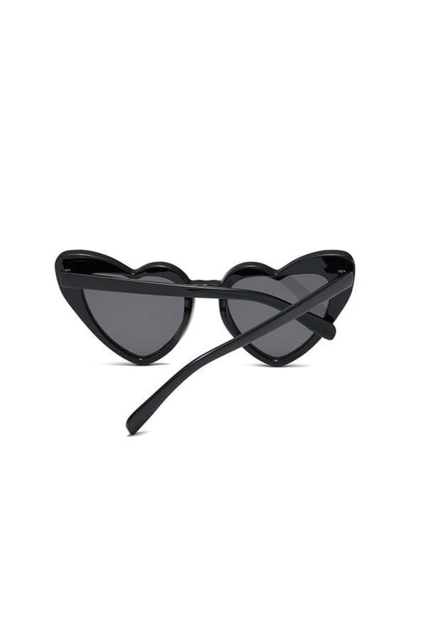 Mumuve Lunettes de soleil à cadre en forme de cœur pour adultes - Pour les carnavals - Prendre des photos - Lunettes de solei