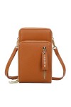 Gallantry - Sac Pochette Bandoulière Femme pour Smartphone - Petit Sacoche Zippé 6.7 Pouces Iphone 13 14 Pro Max - Multifonct