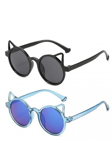 Froiny Enfants Drôles Animaux Lunettes 2 Pièces Mignon Chat Oreilles Lunettes De Soleil Enfants Déguisements Faveurs Amusant 