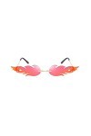 TOYANDONA 1 Pc Lunettes de Soleil de Mode en Métal Clair Lunettes de Soleil sans Cadre Nuances pour Fête Femmes Filles Réfléc