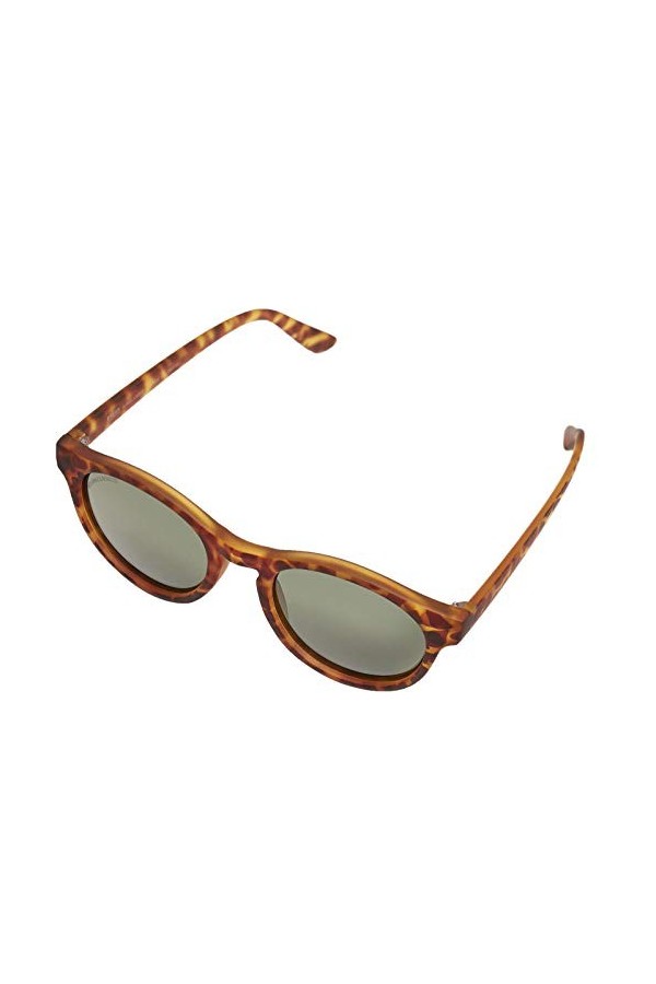 Urban Classics Sunglasses Sunrise UC, Lunettes de Soleil Mixte, Marron Leo/Vert, Taille Unique