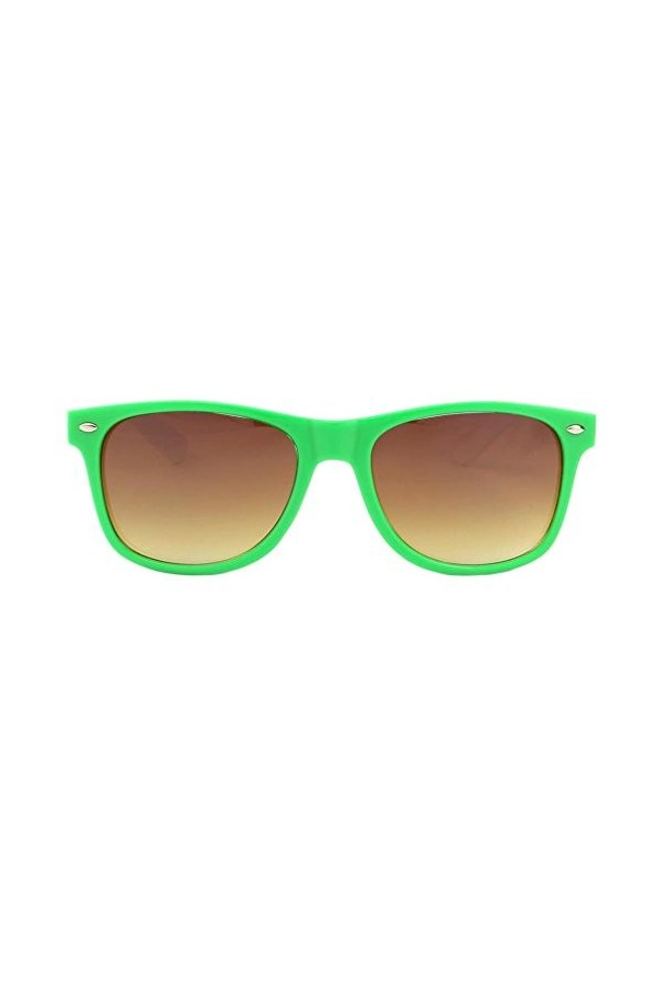 Eye Wear Lunette de soleil Algerie verte, blanche et rouge - Taille: Taille unique - Couleur: Vert - Mixte
