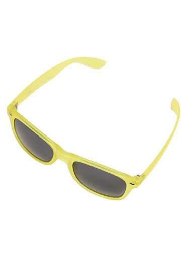 Urban Classics Mixte Lunettes de soleil, Jaune fluo, Taille unique