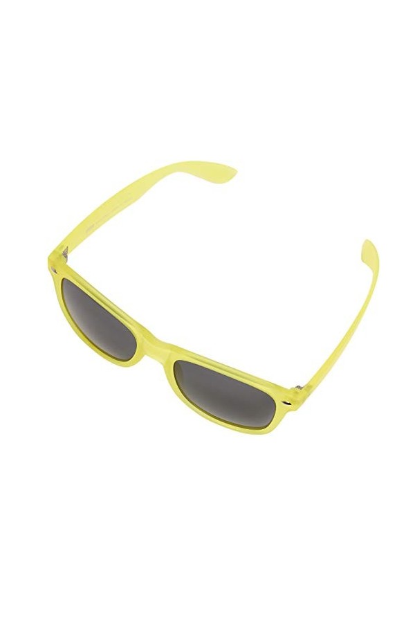 Urban Classics Mixte Lunettes de soleil, Jaune fluo, Taille unique