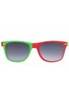 Eye Wear Lunettes de soleil Portugal verte et rouge - Taille: Taille unique - Couleur: Vert - Mixte