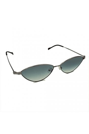 Galvani Lunettes de soleil femme modèle 9957 style chat - Cat eye même avec verres miroir, Bleu 03-xg,