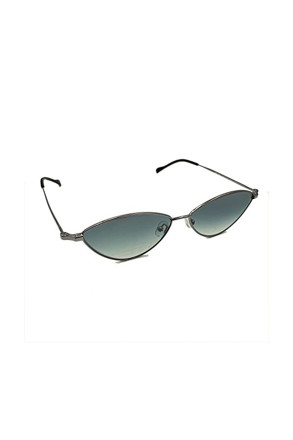Galvani Lunettes de soleil femme modèle 9957 style chat - Cat eye même avec verres miroir, Bleu 03-xg,