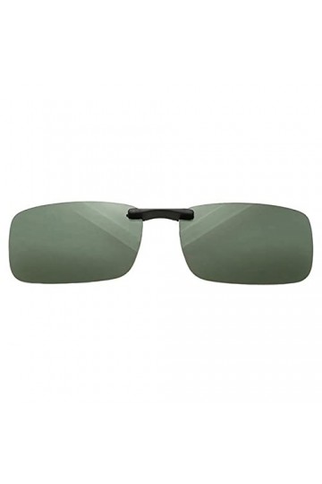Clip polarisé sur lunettes de soleil sur lunettes de vue, anti-reflet UV400, fonction rabattable pour hommes femmes conduite 
