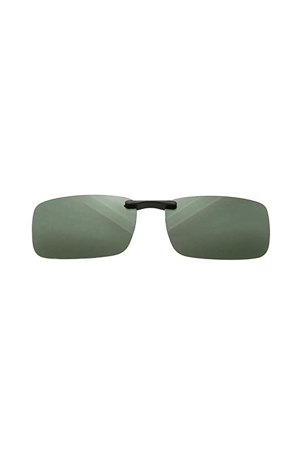 Clip polarisé sur lunettes de soleil sur lunettes de vue, anti-reflet UV400, fonction rabattable pour hommes femmes conduite 