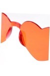 PRETYZOOM Lunettes De Soleil Coeur Lunettes Décoratives Sans Monture Accessoires Photo Lunettes De Soleil En Forme De Coeur L