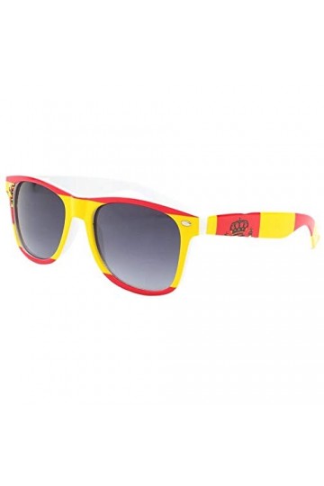 Eye Wear Lunette de soleil Espagne Rouge et Jaune - Taille: Taille unique - Couleur: Rouge - Mixte