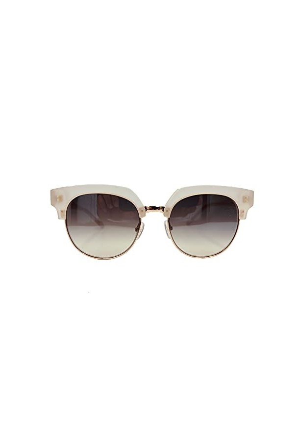 Galvani Lunettes de soleil femme modèle 9957 classique vintage également avec verres miroir, Marron/or E542 Ge,