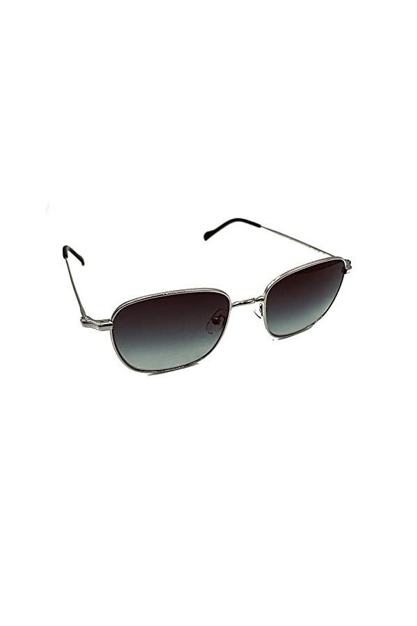 Galvani Lunettes de soleil femme modèle 81017 style carré en métal même avec verres miroir, Gris 02-uo,