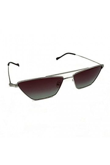 Galvani Lunettes de soleil femme modèle 9957 classic vintage Cat eye double pont également avec verres miroir, Noir/Or 02 Wi,