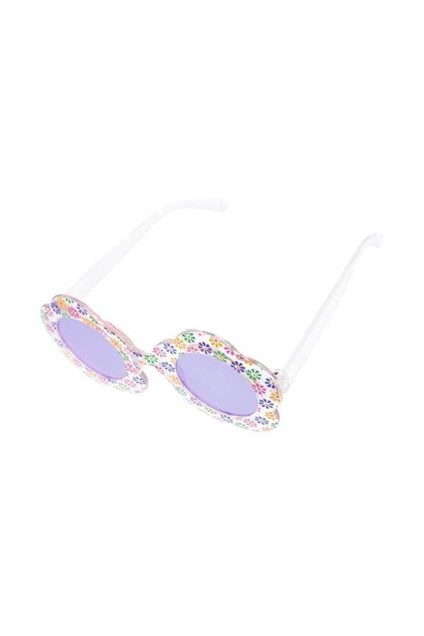LIFKOME Marguerite Fleur Lunettes Mignon Floral en Plein Air Plage Lunettes de Soleil Femmes Fleur Lunettes Drôle Lunettes po