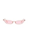 Dorjuli Lunettes de soleil pour femme - Lunettes de soleil classiques avec miroir - Sans cadre - Verres UV - Lunettes dété -