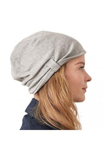 CHARM Dames Homme 100% Coton Biologique Slouch Bonnet Chapeau Mode Vetement Accessoire Gris Foncé