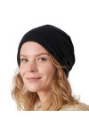 CHARM Dames Homme 100% Coton Biologique Slouch Bonnet Chapeau Mode Vetement Accessoire Gris Foncé