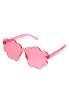 SOIMISS Fleur Lunettes Sans Monture Lunettes De Soleil Drôles Quay Lunettes De Soleil Pour Les Femmes Partie Lunettes De Sole