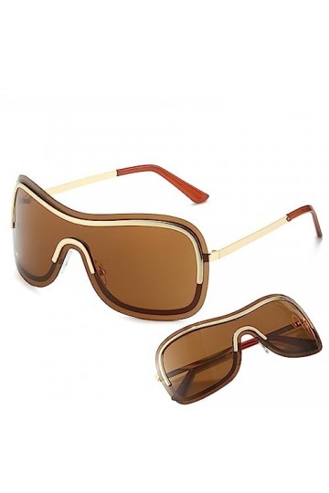 cypreason lunettes soleil,Lunettes soleil surdimensionnées pour femmes - Lunettes soleil enveloppantes portables, lunettes so