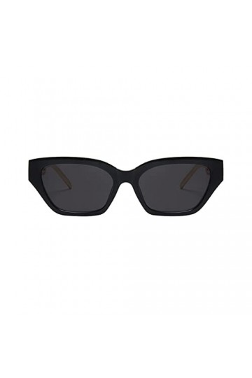 Lunettes de soleil vintage polarisées rétro pour femme - Lunettes de soleil rondes classiques - Vision claire - Lunettes de s