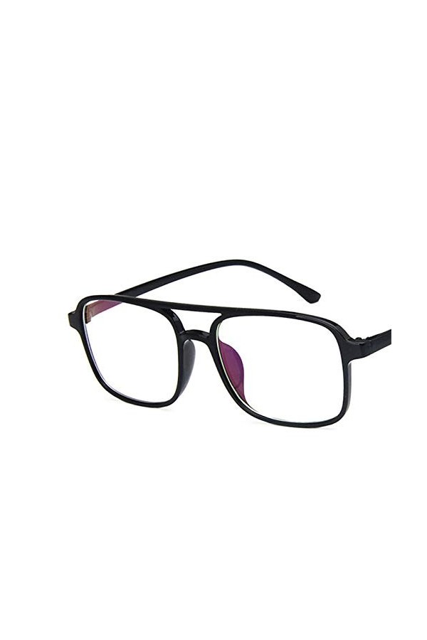 YAYADI des Lunettes De Soleil Femme,Transparent Noir Carré Rétro Lunettes De Soleil Lunettes De Hommes Hommes/Femmes Vintage