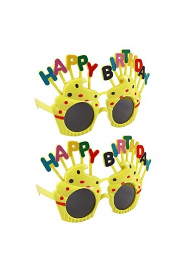Abaodam 2 Pièces Enfants Décor Funky Lunettes De Soleil De Bal Lunettes De Soleil DAnniversaire Quai Lunettes De Soleil Pour