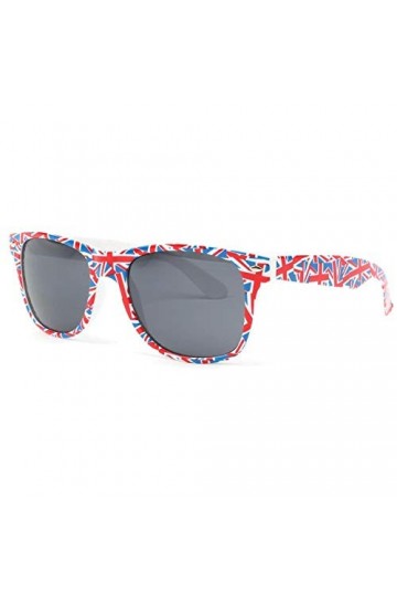 Eye Wear Lunette de soleil drapeau Angleterre UK - Taille: Taille unique - Couleur: Rouge - Homme
