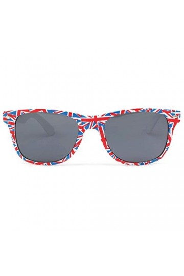 Eye Wear Lunette de soleil drapeau Angleterre UK - Taille: Taille unique - Couleur: Rouge - Homme