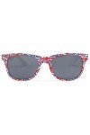 Eye Wear Lunette de soleil drapeau Angleterre UK - Taille: Taille unique - Couleur: Rouge - Homme