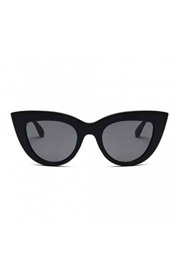 ubertstore Lunettes de soleil œil de chat pour femme Noir