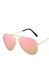 YAYADI des Lunettes De Soleil Femme,Or Rose Lunettes De Soleil Lunettes De Soleil Rétro Hommes pour Hommes/Femmes Hommes Lune