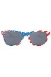 Eye Wear Lunette soleil anglaise USA - Taille: Taille unique - Couleur: Bleu - Homme