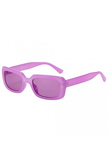 ZENOTTIC Rétro Lunettes de Soleil pour Femmes avec Protection UV400 Montures en Violet Chic Style Convenues à de Nombreuses O