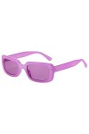 ZENOTTIC Rétro Lunettes de Soleil pour Femmes avec Protection UV400 Montures en Violet Chic Style Convenues à de Nombreuses O