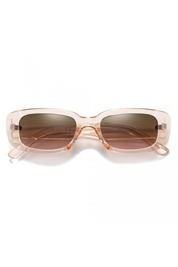 H HELMUT JUST Lunette de Soleil pour Femme de Forme Rectangulaire Petit avec Verres Polarisées pas Cher