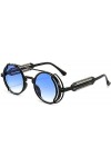 Hommes Femmes Vintage Steampunk lunettes de Soleil Hommes Marque Designer Gothique Lunettes De Soleil Rondes Vintage Lunettes