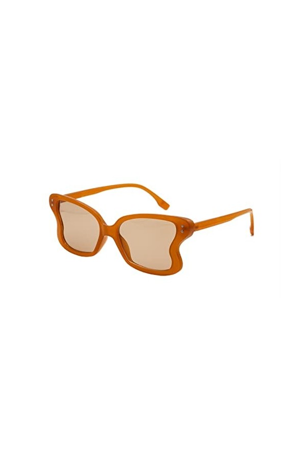 LHSDMOAT Mode lunettes de soleil femme, vintage uv400 lunettes de soleil papillon, tendance lunettes de soleil pour photo hik