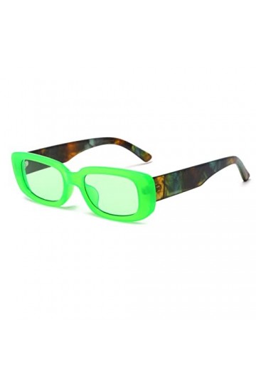 Long Keeper Lunettes de Soleil Rectangulaires Vintage Protection UV400 Lunettes Carrées Rétro pour Femmes Homme