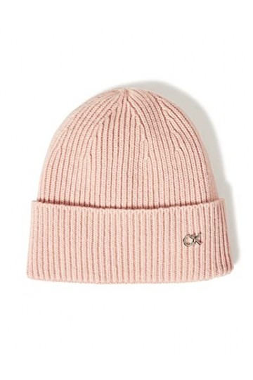 Calvin Klein RE-Lock Beanie Autre Chapeau, Café au Lait, Taille Unique Femme