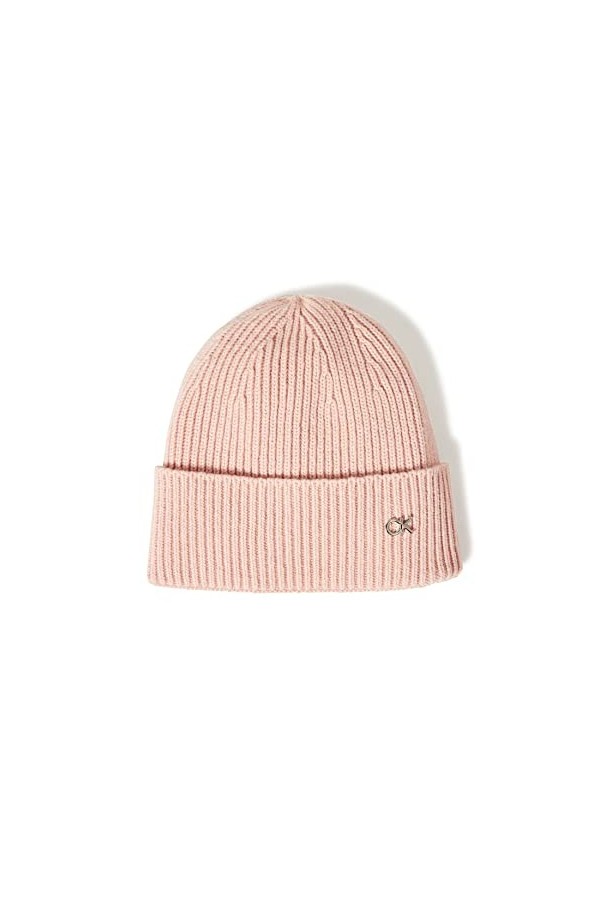 Calvin Klein RE-Lock Beanie Autre Chapeau, Café au Lait, Taille Unique Femme