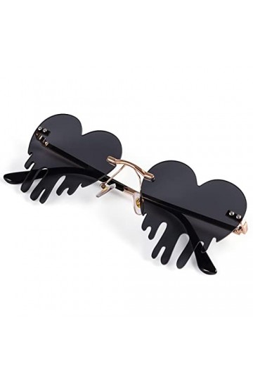 unettes de soleil pour femme, lunettes de soleil en forme de cœur, lunettes de soleil pour fête, lunettes de soleil drôles et